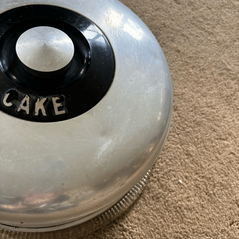 Kromex Spun Aluminum Cake Cover 1950’s gallery