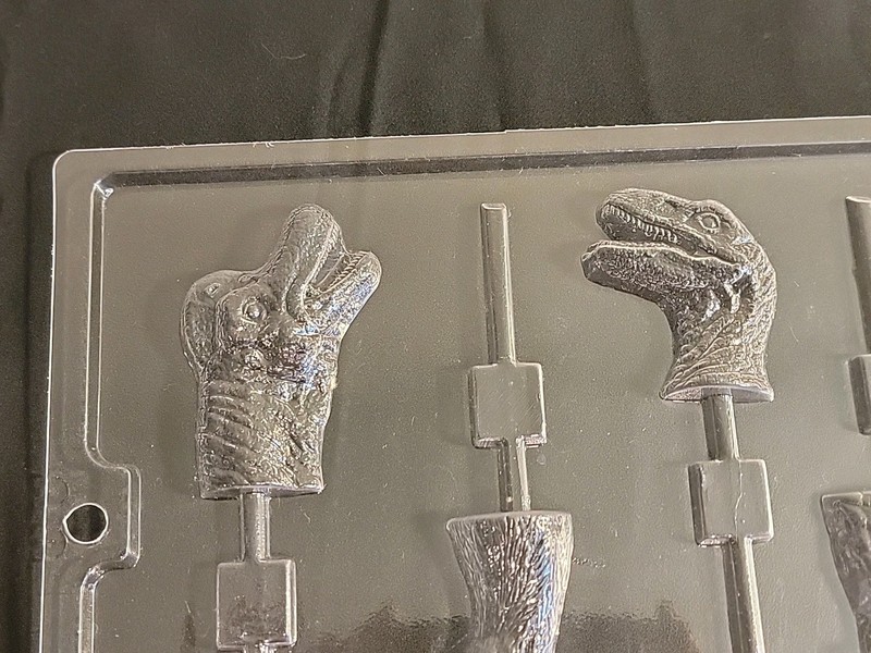 Dinosaur Prehistoric Birthday Animals Lollipop Chocolate Candy Mold gallery