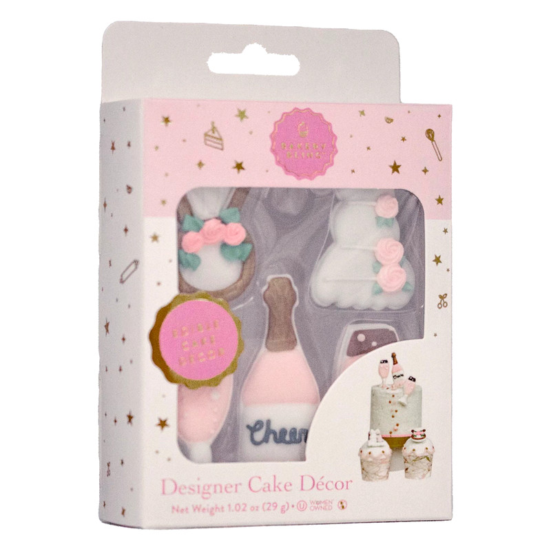 Bakery Bling Bridal Decor Kit Edible Icing Sugar Decor Designer Cake Cupcake NEW