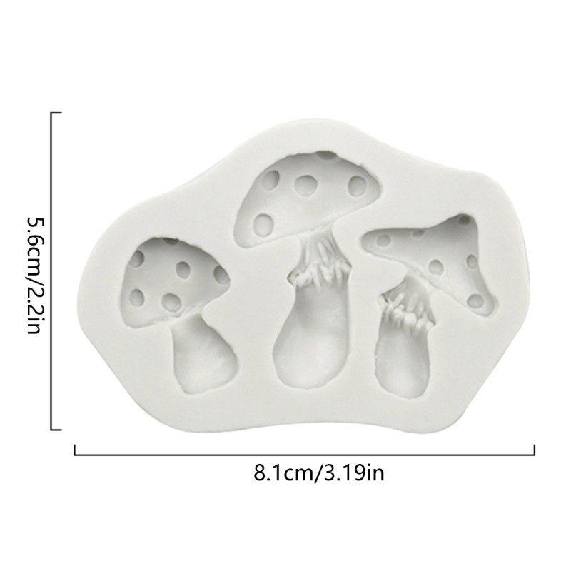 Mushroom Silicone Mold Mushroom Cake Mold Vegetable Fudge Candy Dessert Mold gallery