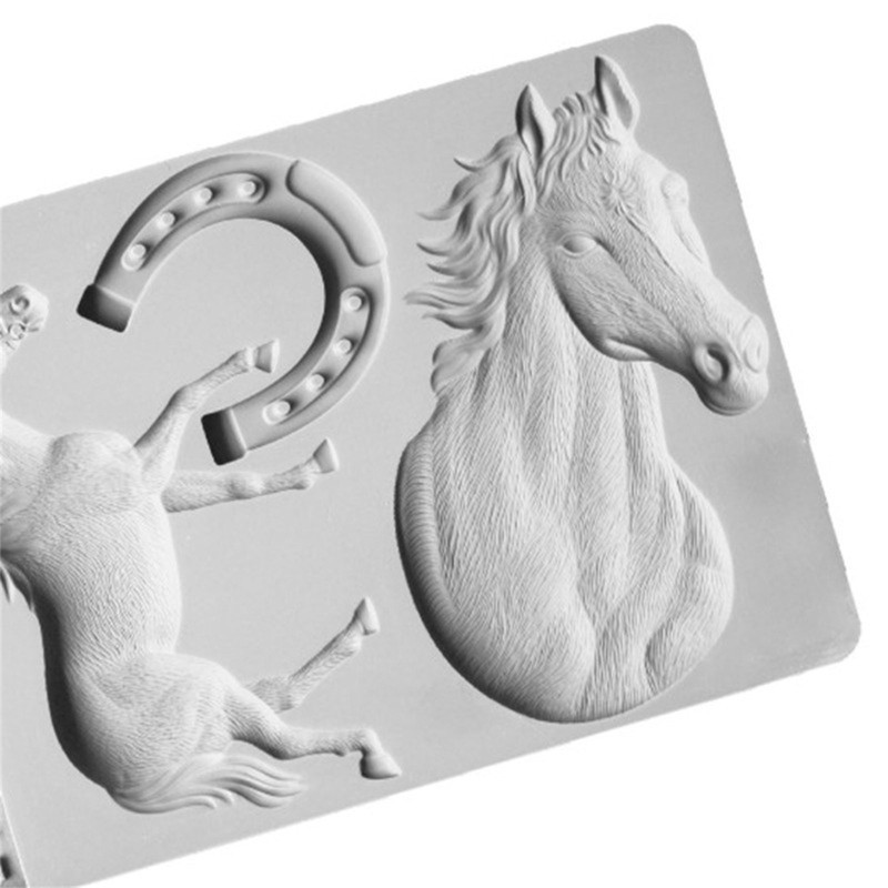 Horse Horseshoe Shape Molds Handmade Soap Bar Craft Kitchen Baking Fond Gift gallery