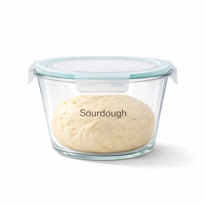 2.1 Liter Sourdough Starter Jar,Sourdough Bread Baking Supplies,Fermentation ...