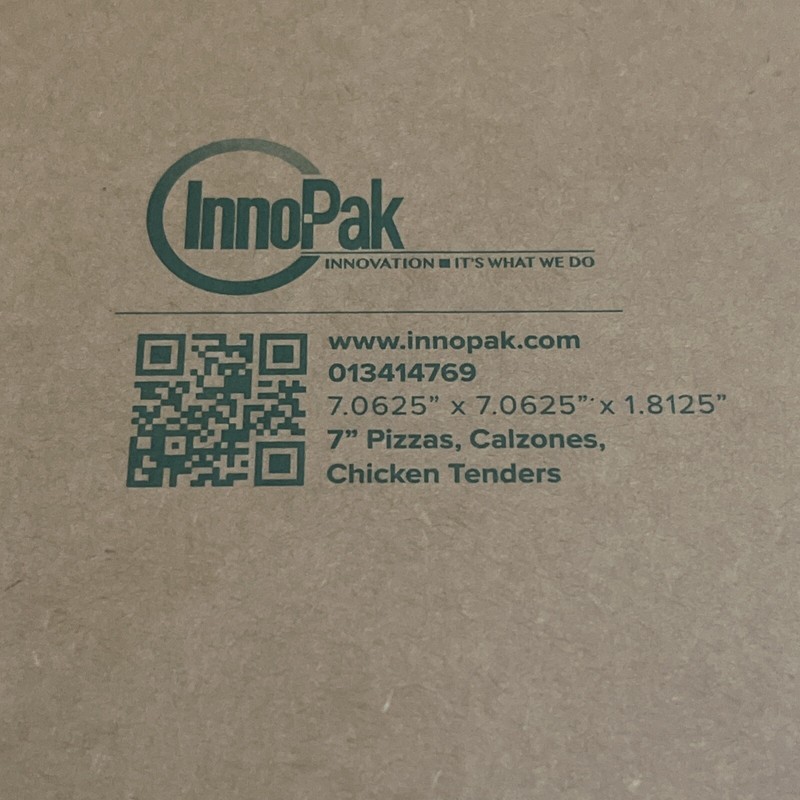 InnoPak 20 PCS Boxes, ~ 7X7X2” Pastry brown Bakery Boxes with Window Cookie gallery