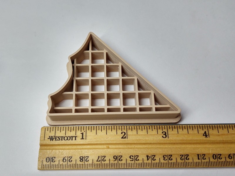 Ice Cream Cone Dough Cookie Cutter Stamp Outline NEW 3 Piece for Play Doh Clay gallery