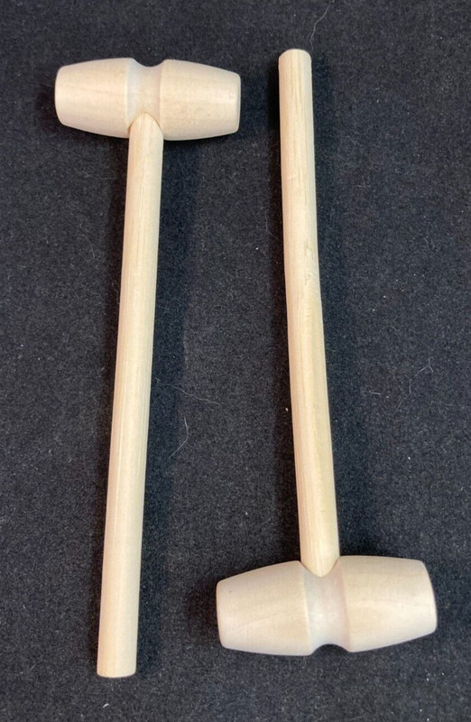 Wooden Hammers/Mallets - for Breakable Chocolate/Baking Supplies - 2 Pieces gallery