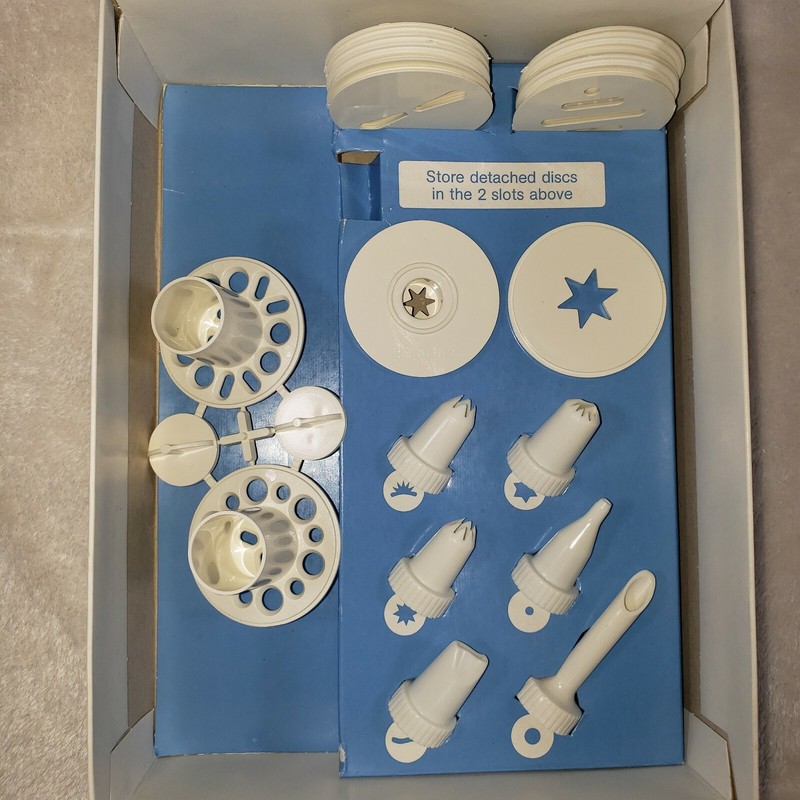 Vintage Cookie Press Hutzler Gerda Easy Action Food Decorator Spritz PRISTINE gallery