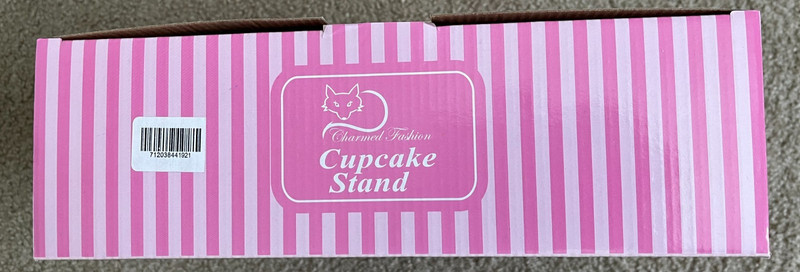 NIB CHARMED FASHION CUPCAKE STAND 12 PIECE WHITE METAL SPIRAL DISPLAY PARTY DECO gallery