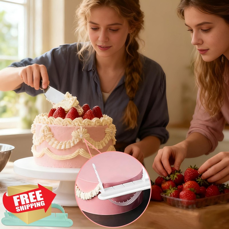 Cake Arch Guide 4pc Adjustable Fondant Baking Swag Decorator Tool