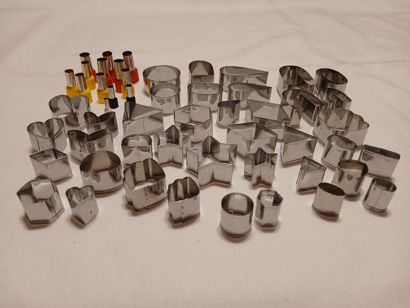 Chocolate Candy Molds (38) assorted & (13) metal and rubber candy making tools