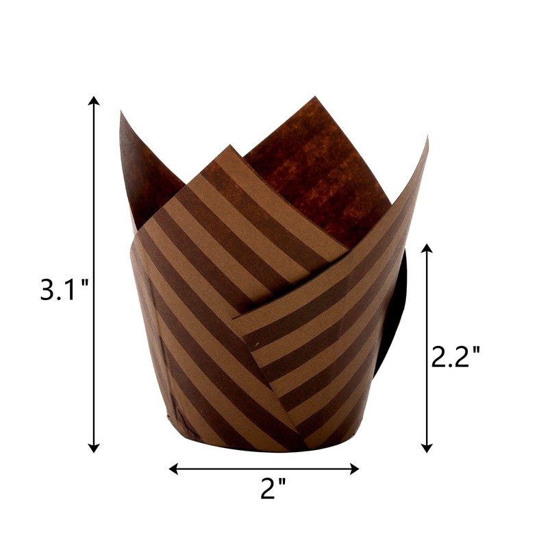 Set of 300 Tulip Cupcake Liner - Baking Cups Muffin Liners Wrappers for Weddi... gallery