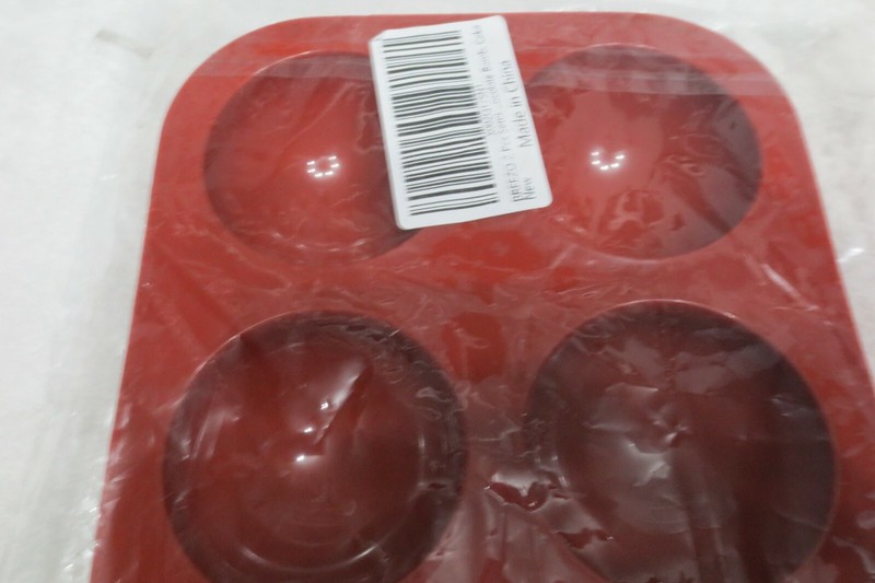 2 Packs Semi Sphere Silicone Mold 6-Cavity Dome Mousse Half Ball Sphere Silicone gallery