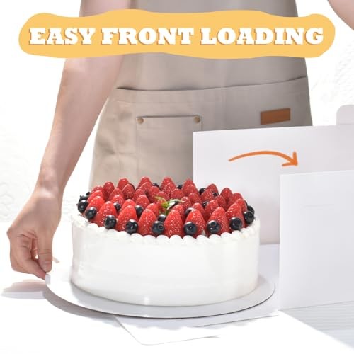 40pcs 12x12x8 inches Cake Boxes with Cake Boards（20 Boxes White-12x12x8 Inches gallery