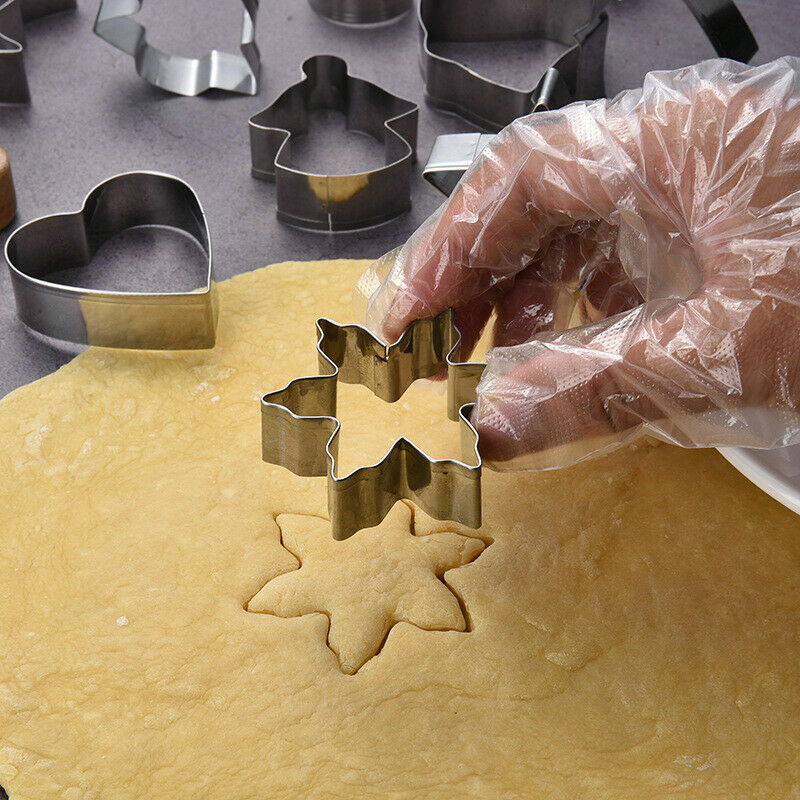 10 Pcs Cookware Crafts Christmas Cookie Cutters Biscuit Mould Cake Adorn Baking gallery