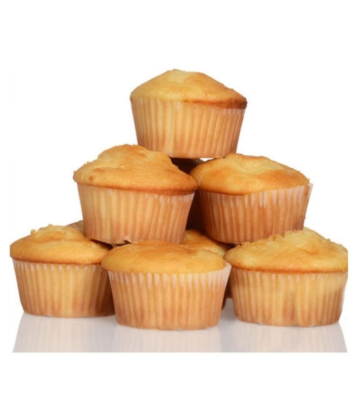 500 Natural Cupcake Liners Greaseproof Muffin Baking Cups Food Grade Paper Cups. gallery