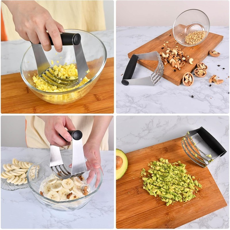 Biscuit Cutter Set, Pastry Dough Bell, Round Cookie Cutters, Baking Mat, Kitchen gallery