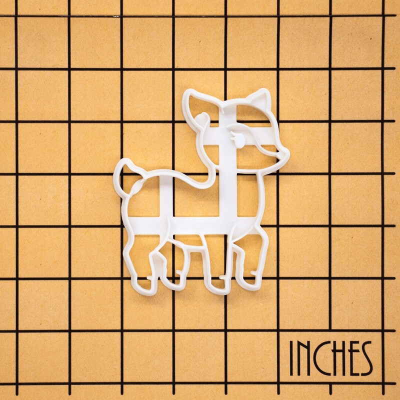 Baby Deer Cookie Cutter -Rustic woodland animal, fawn, Enchanted forest critter gallery