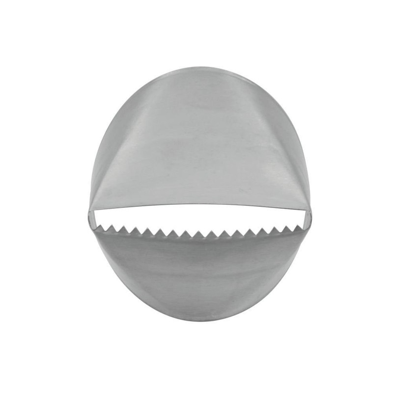 Ateco # 790 - Ribbon Pastry Tip - Stainless Steel, Silver, Small gallery