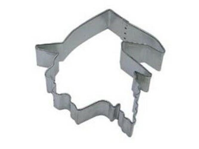 Spooky Cookie Cutter Halloween Set 4pc Half Moon Ghost Broom Witch Face gallery