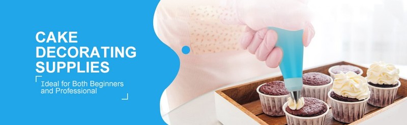 Piping Bag and Tips Cake Decorating and Baking Supplies Kit Includes Cupcake gallery