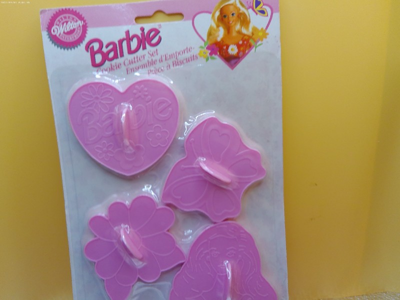 Wilton cookie cutter Mattel Barbie NOS sealed 1995 doll gallery