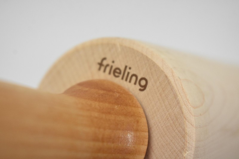 Frieling Wooden Rolling Pin Beige Solid Wood Kitchen Baking Pastry Dough Tool gallery
