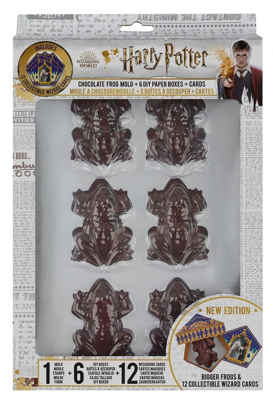 Cinereplicas 604773 Chocorranas Mould Pack-6 Boxes-12 Cards, Black, Standard Siz