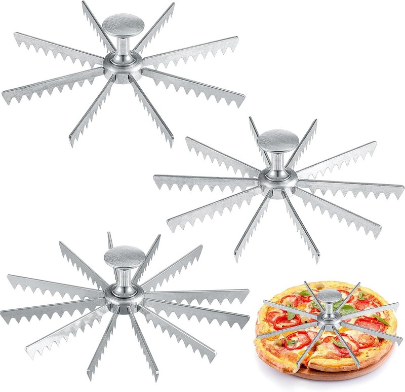 Hushee Cake Pizza Cutter Set 3 Pcs 8,10,12 Cut