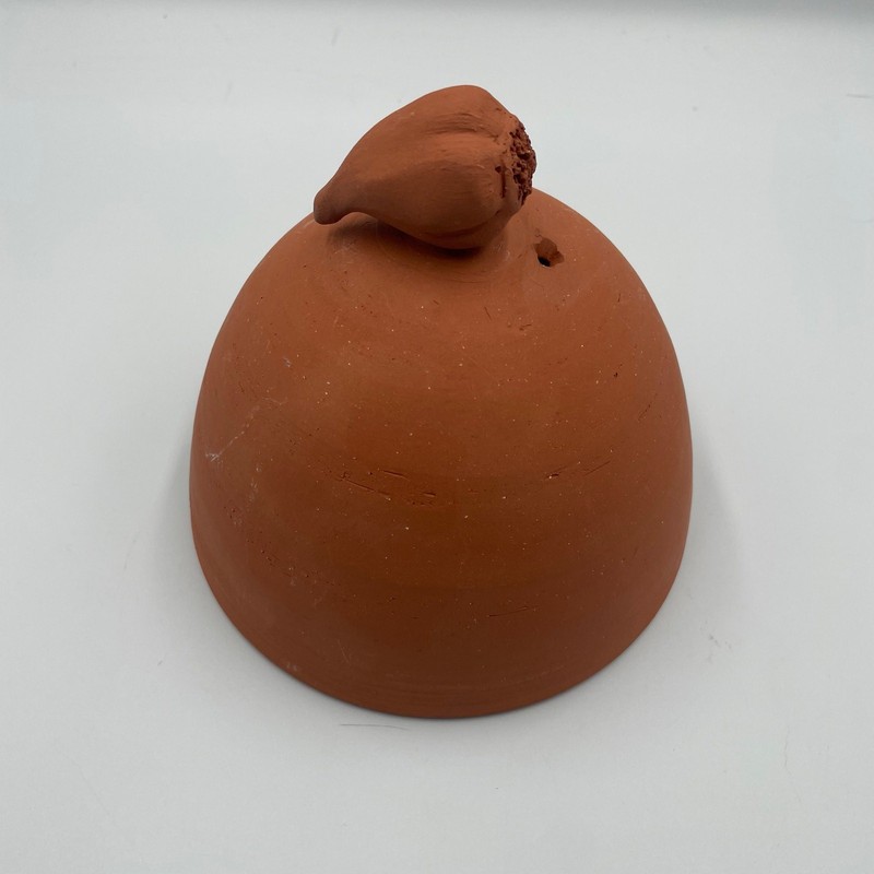 Terra Cotta Garlic Baker Cover Domed Lid
