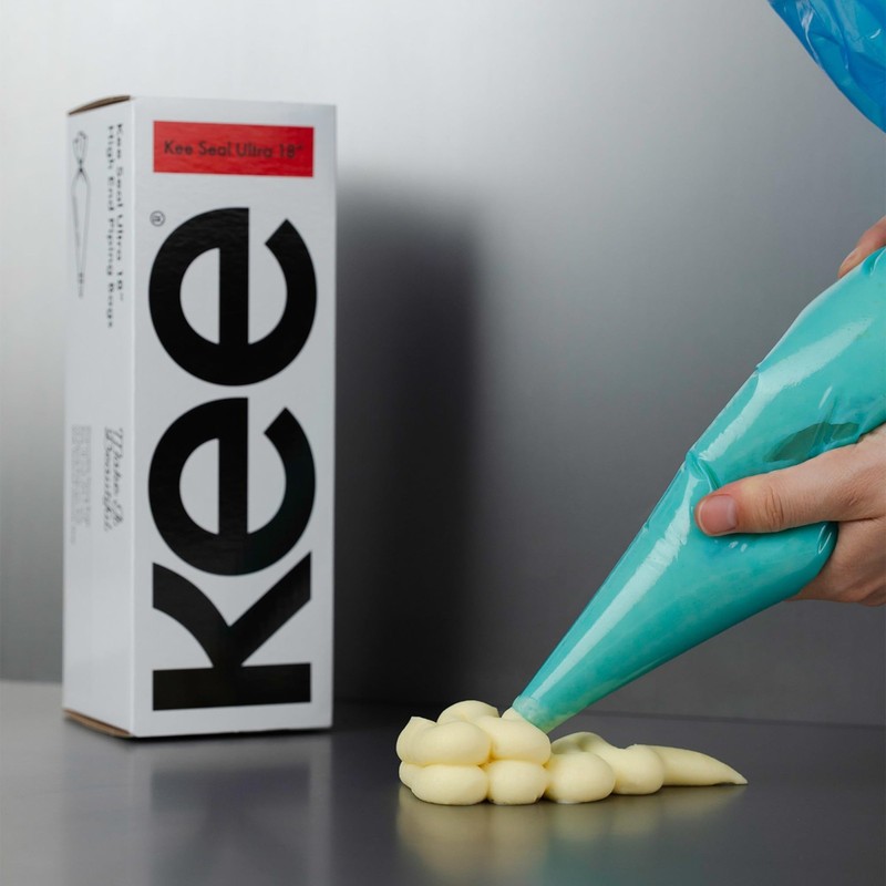 Kee Seel Ultra Disposable Pastry Bags, Piping Bag with Textured Non Slip Oute... gallery