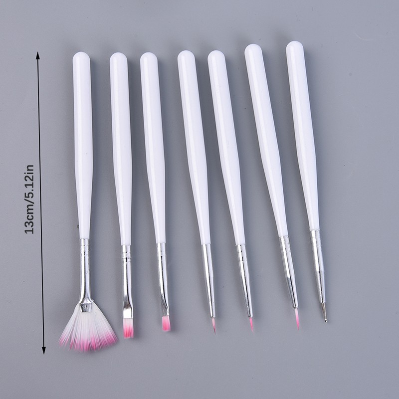 7pcs Cake Icing Decorating Painting Brush Fondant Dusting Sugarcraft DIY Tool; gallery