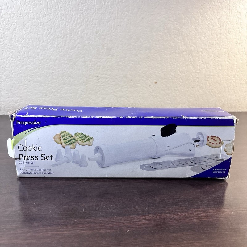 Progressive 23 Piece Cookie Press Decorating Baking Holiday - New In Open Box gallery