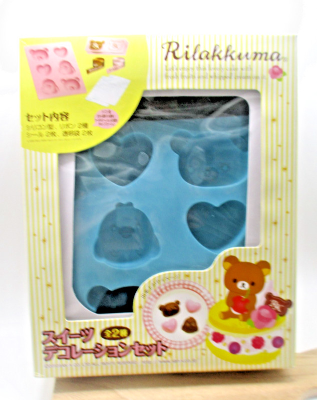 Rare Rilakkuma Silicone Chocolate cake Mold Wrapping Set SAN-X　2010