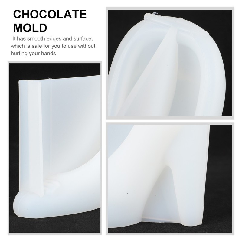 Wear Resistant Silicone Shoe Baking Mold for Chocolate Candy and Cake Making gallery