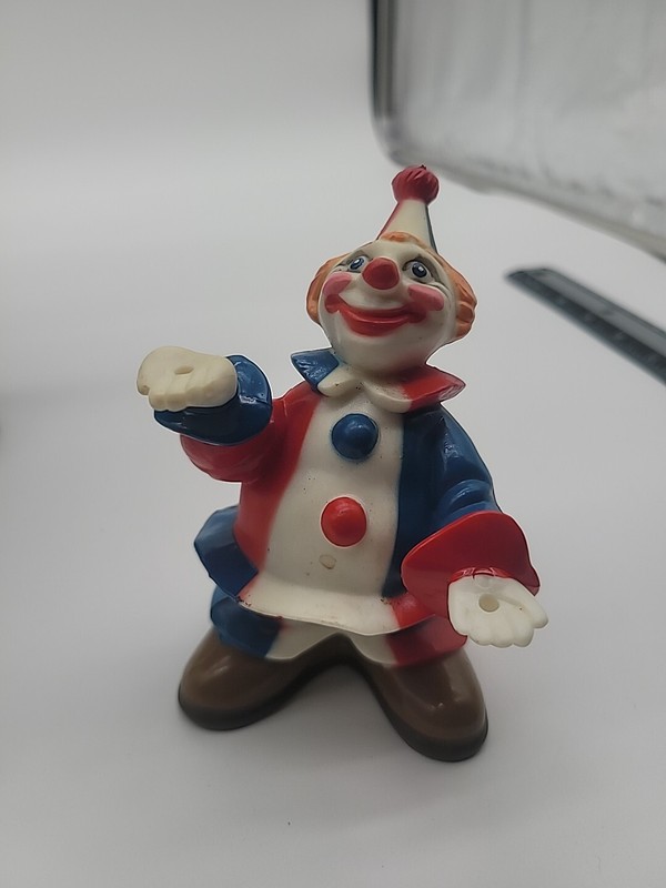 1977 Wilton Juggler Clown Cake Topper - 4" - Made in Hong Kong gallery