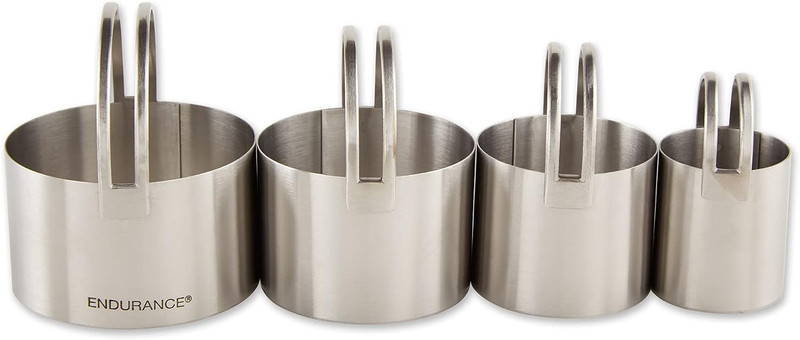 Endurance round Biscuit Cutters - Stainless Steel, Set of 4 | Nest for Easy Stor gallery