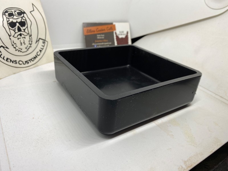 1 silicone mold for turkey call, pen or hobby blanks. 4.25”x4.25”x1.25”. gallery