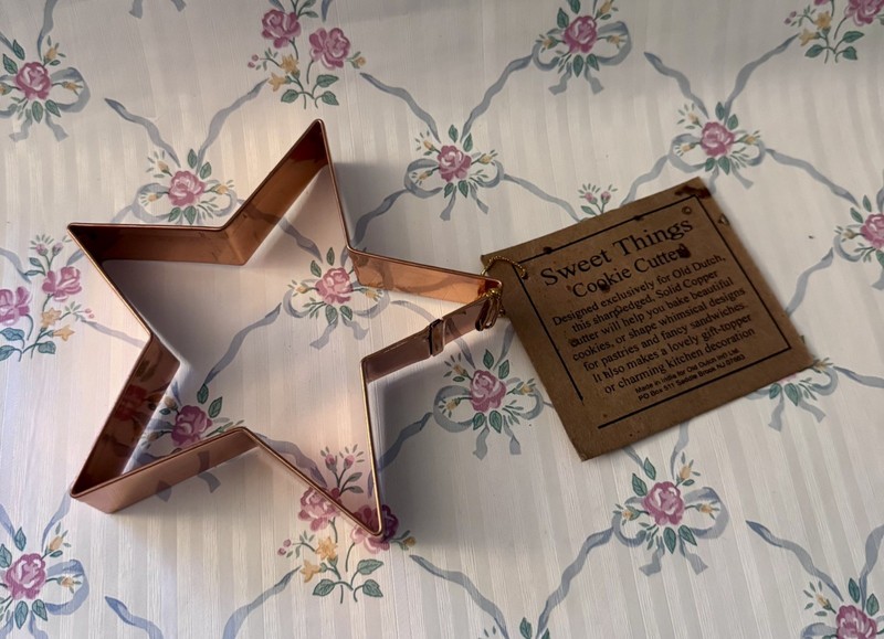 Sweet Things 4” Copper Star Cookie Cutter Pastry Baking Tool gallery