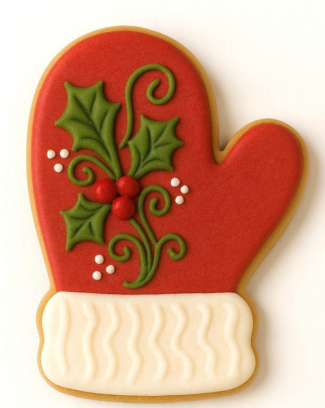 5'' Mitten Christmas Cookie Cutter Metal gallery