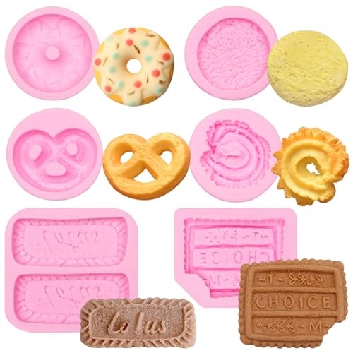 Cookie Silicone Molds, Donut Caramel Cookie Chocolate Molds, Biscuit Fondant gallery