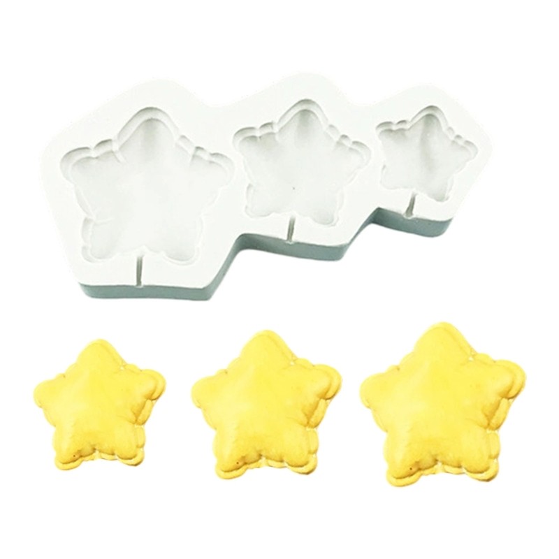 Durable Heat Resistant Silicon Star Heart Cloud Molds For Professional Home