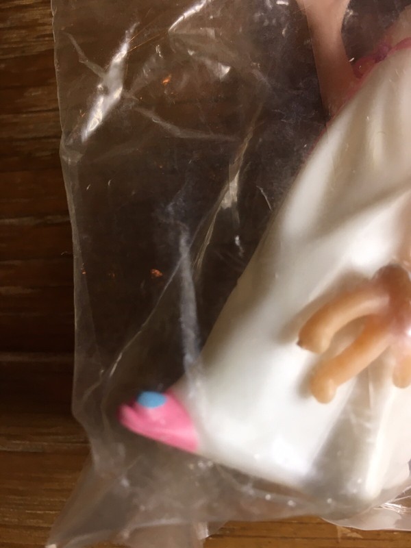 Vintage Cake Topper Baby Girl Nightgown Wilton Little Miss Ponytail. Party Favor gallery