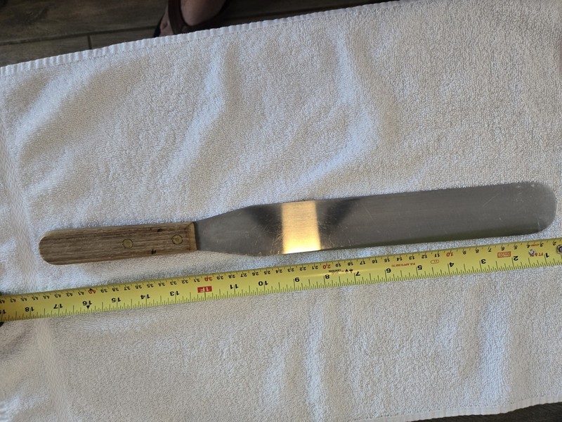 CK 12" Stainless Spreader Blade Cake Icing Knife Spatula Japan Vintage gallery