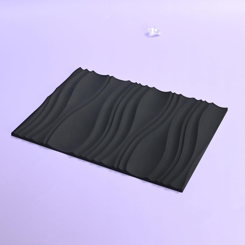 Silicone Fondant Mold Wave Pattern Embossing Mat for Cake Decorating DIY Clay, gallery