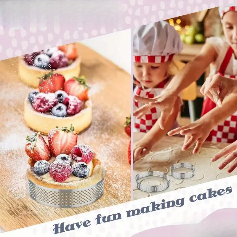 12PCS Round Cookie Cutters Set Bistcuit Cookie Cutters Circle Pastry Cutters gallery