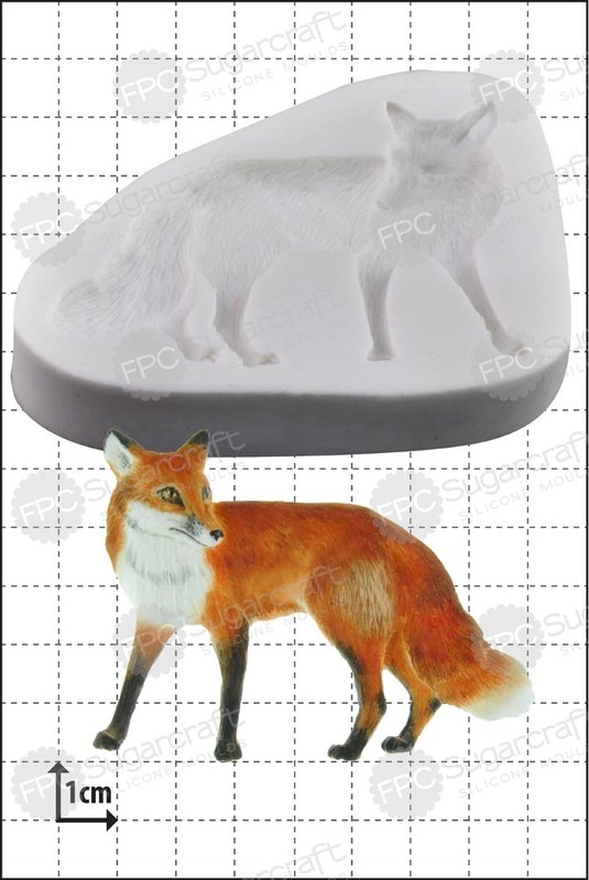 Silicone mould Fox Food Use FPC Sugarcraft