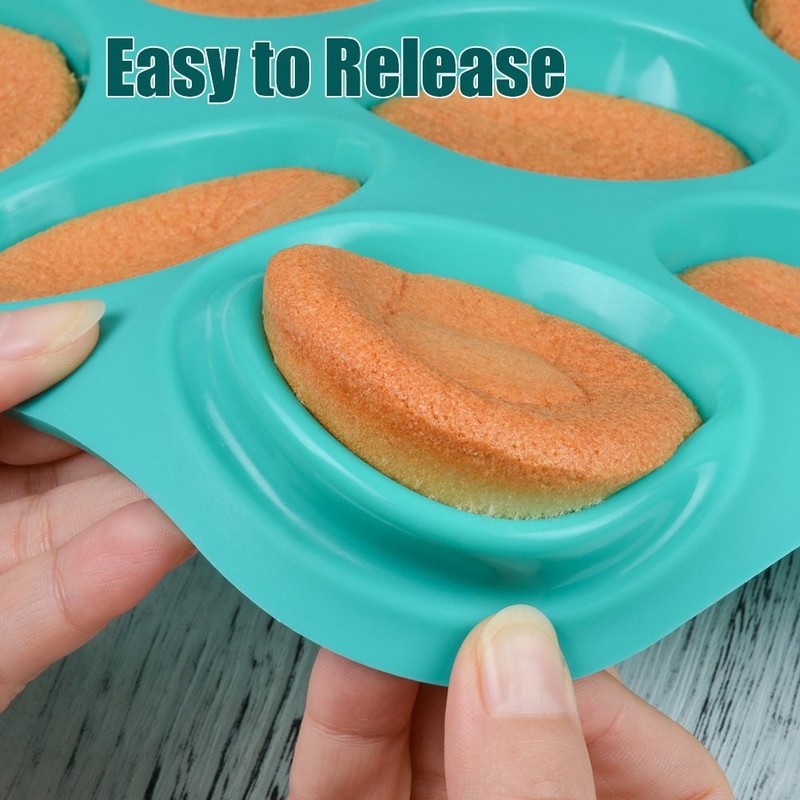 Silicone Muffin Pan Cupcake Pan Set - Mini 24 Cups and Regular 12 Cups Muffin... gallery