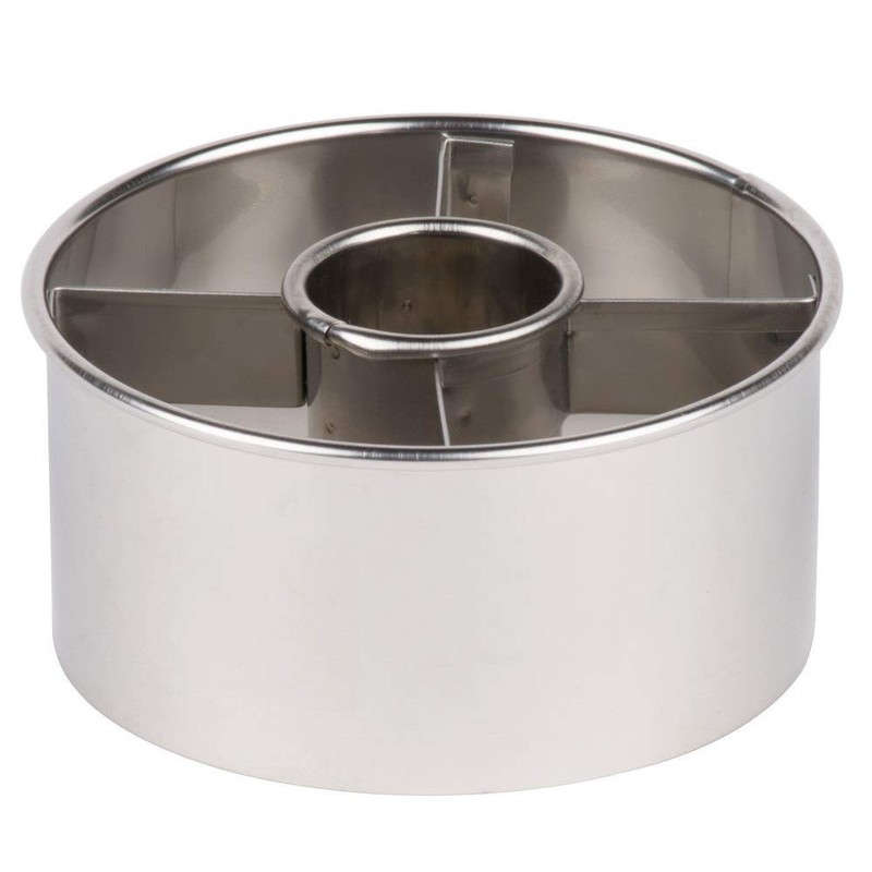 Harold Import Company 31/2inch Stainless Steel Doughnut Cutter