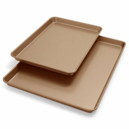 KitchenAid Professional-Grade Nonstick Jellyroll Pan and Baking Sheet KB2NSS9…