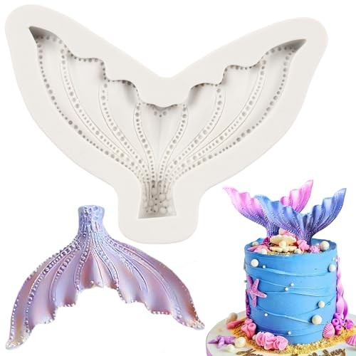 Mermaid Tail Mold Mermaid Tail Silicone Fondant Molds For Chocolate Style A gallery