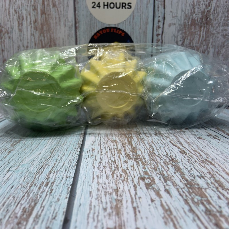 150 Pc Molds PET Paper Cupcake Liners Wrappers Baking Cups .Blue,Green,Yellow gallery